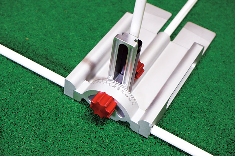 ライ角通りに打てているかも分かる 『スイングプレーンパーフェクター