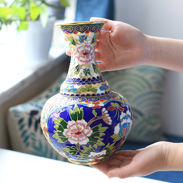 掐丝珐琅彩花瓶-掐丝珐琅彩花瓶促销价格、掐丝珐琅彩花瓶品牌- 淘宝