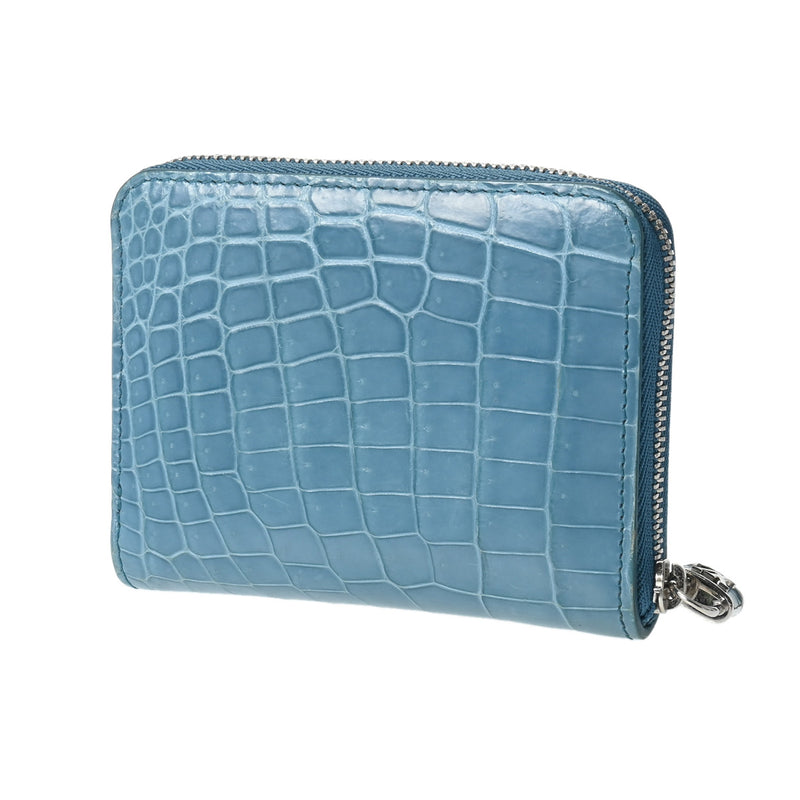 ルイヴィトンジッピーコインパース エキゾチックレザー ブルー
