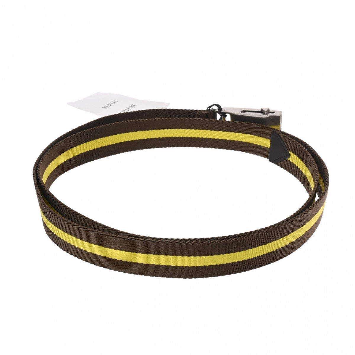 ボッテガヴェネタ ライン入り バイカラー イエロー/ブラウン メンズ