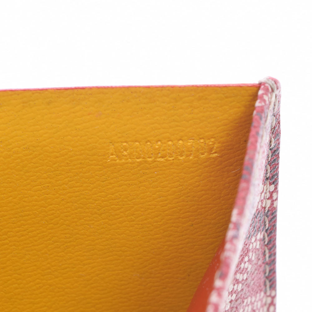 ゴヤールサンフロランタン 赤 ユニセックス PVC 二つ折り財布 GOYARD