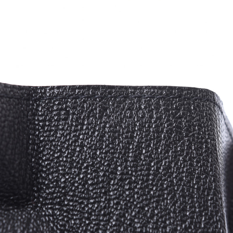 エルメスルヴァンキャトル 小銭入れ 黒 SV金具 □D刻印(2000年頃)刻印