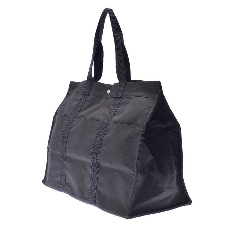 エルメスエールライン TGM グレー ユニセックス キャンバス トート