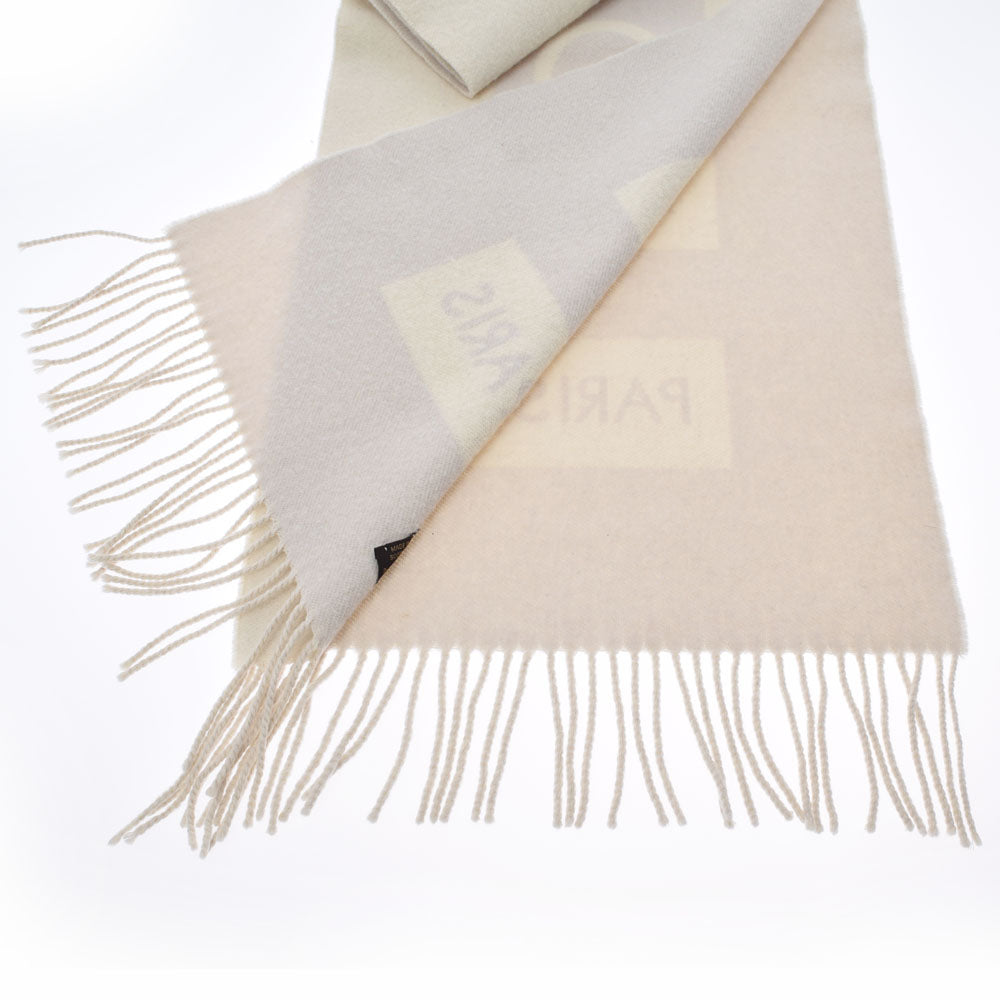 ルイヴィトンエシャルプ バローダ 白/グレー ユニセックス マフラー