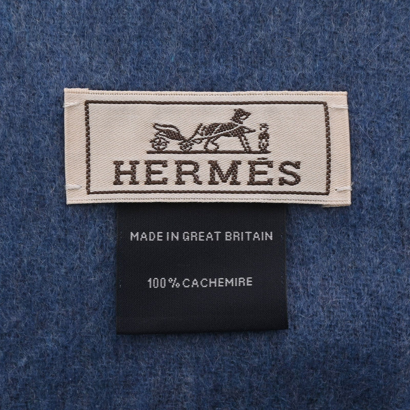 エルメスマフラー リバーシブル 紺/青 メンズ マフラー HERMES – 銀蔵