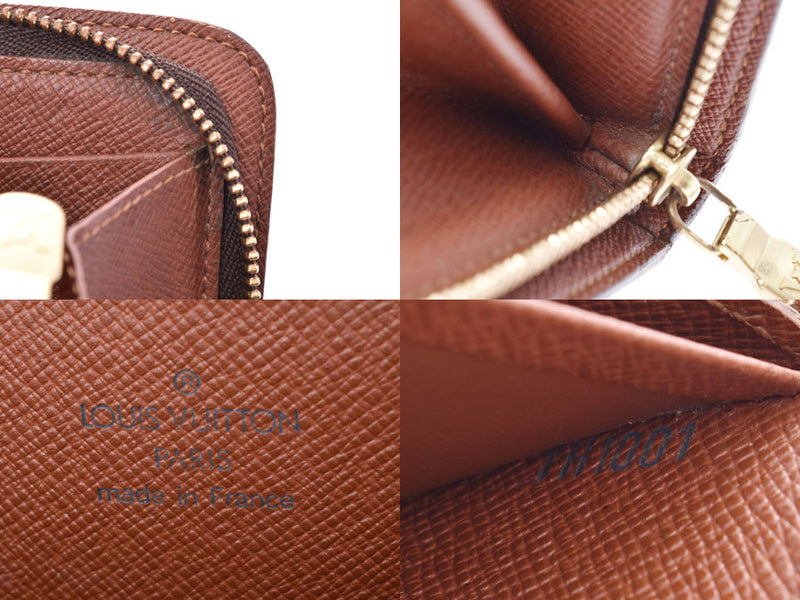 ルイヴィトン モノグラム ポルトモネジップ ブラウン M61727 メンズ