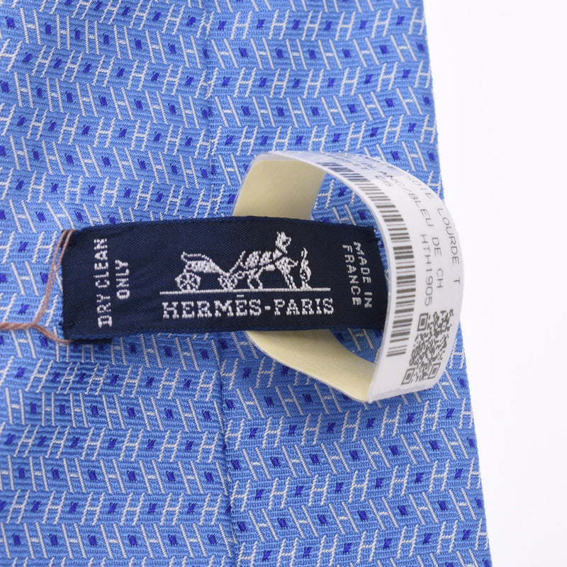 エルメスH柄 青系 メンズ ネクタイ HERMES – 銀蔵オンライン