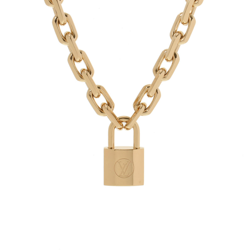 ルイヴィトンコリエ LV エッジ カデナ ゴールド金具 ユニセックス GP