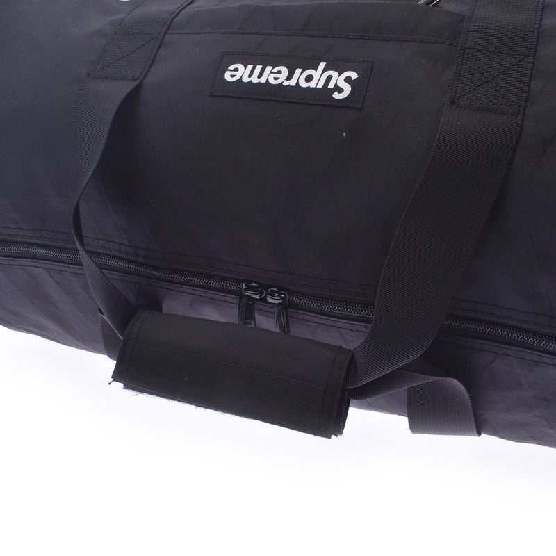 シュプリームDUFFLE BAG 18FW ダッフルバッグ ボストンバッグ 黒 ユニ