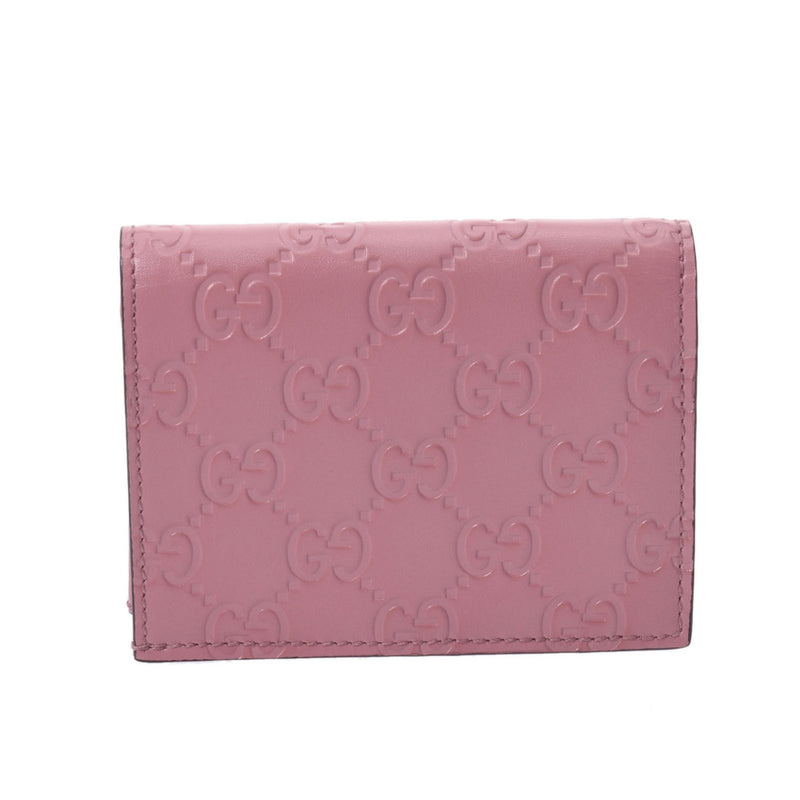 グッチグッチシマ ピンク ユニセックス カードケース 410120 GUCCI