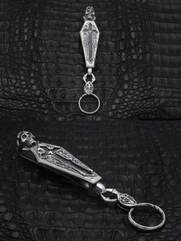 F.A.L グレイブオブエンペラーベルトキーパー キーチェーン スカル