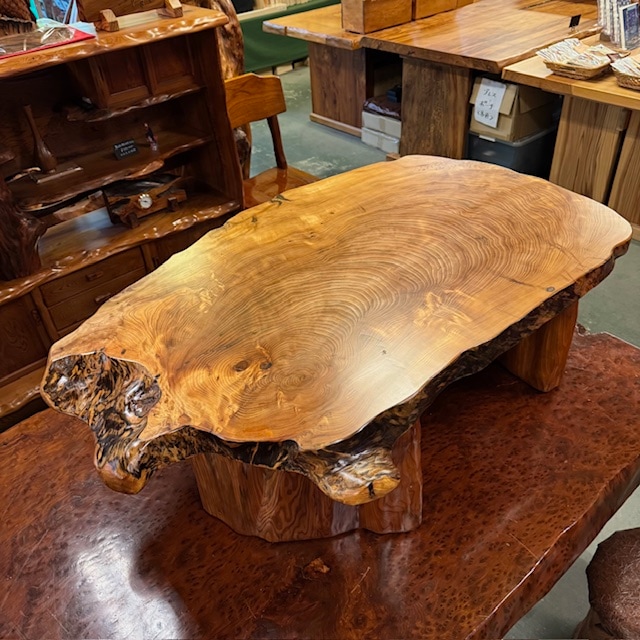 屋久杉輪切りセンターテーブル180 | 屋久杉テーブル | 屋久杉堂