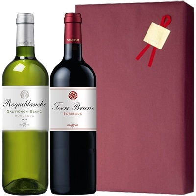 フランス ボルドーワイン赤白2本ギフトセット｜Your Cellar