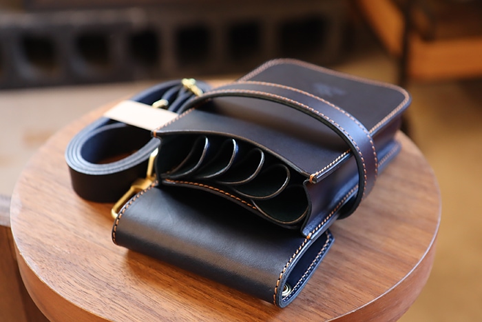 シザーケース本革5丁用 -square s- |シザーケース専門店｜美容師向け本