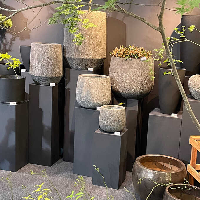 プランター 大型 鉢 大きい 屋外 おしゃれ アスティアンフレL 直径53cm