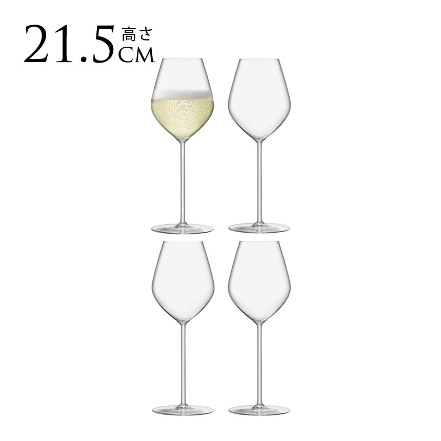 LSA BOROUGH シャンパングラス チューリップ 4点セット シャンパン