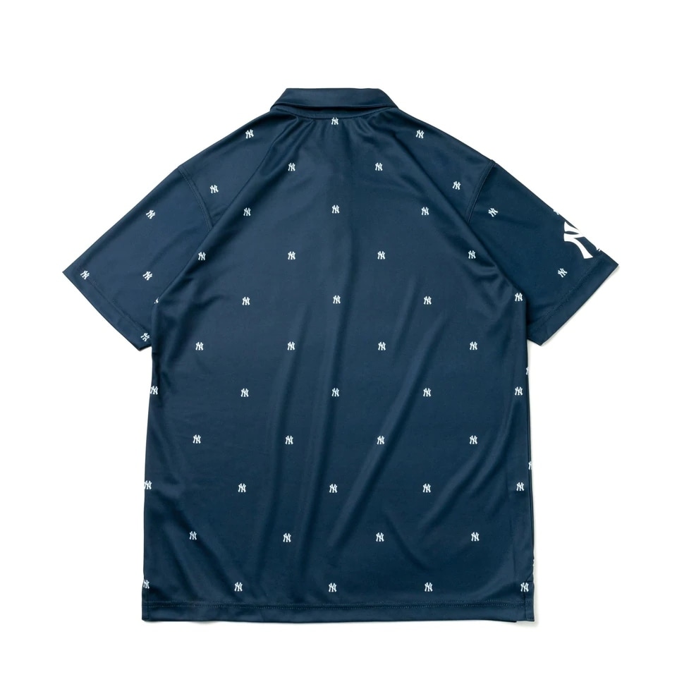 NEW ERA】ニューヨークヤンキース総柄ポロシャツ