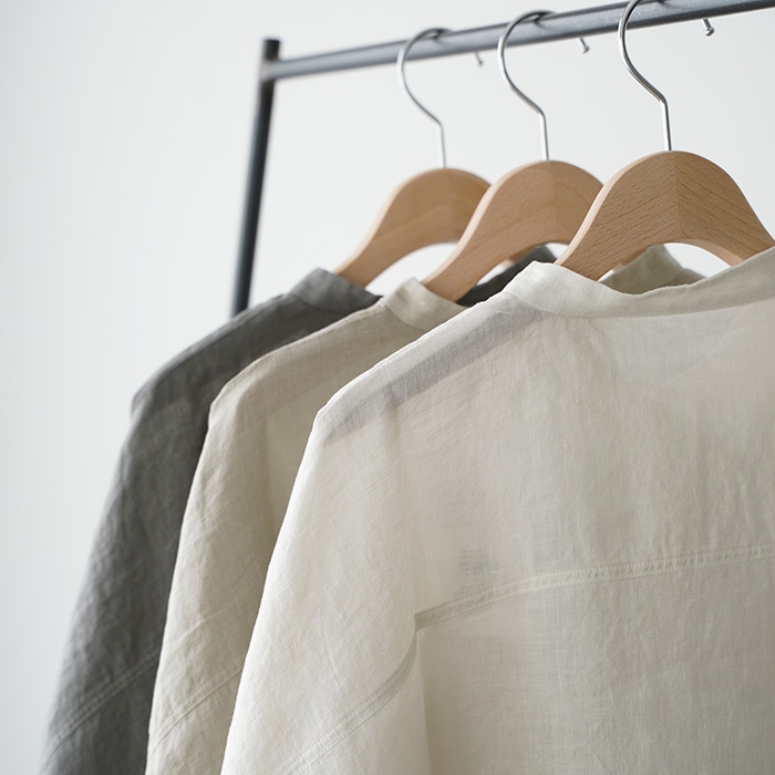 エヴァムエヴァ シャツ evam eva リネン ワイド シャツ linen wide