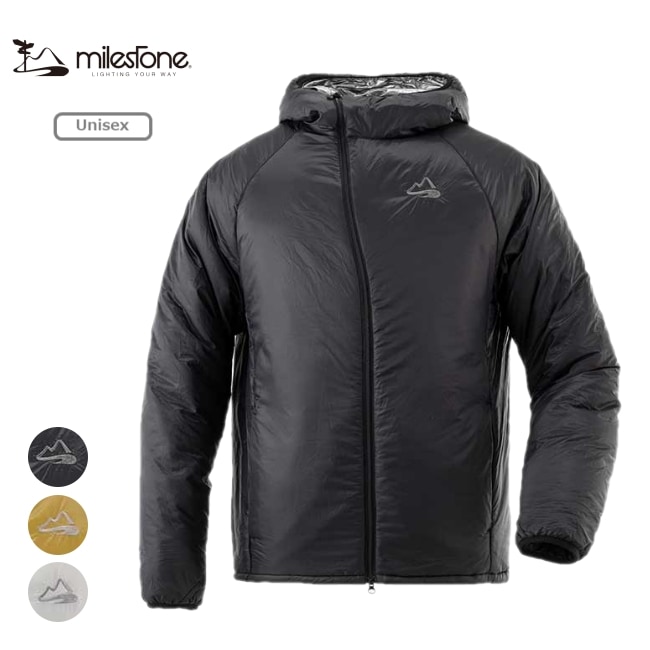 マイルストーン milestone ヒートウェイブチタニウムフーディ Heatwave