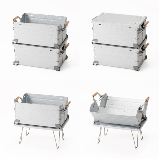 スノーピーク snow peak シェルフコンテナ リッドラック 25 | GLAGH グラフ