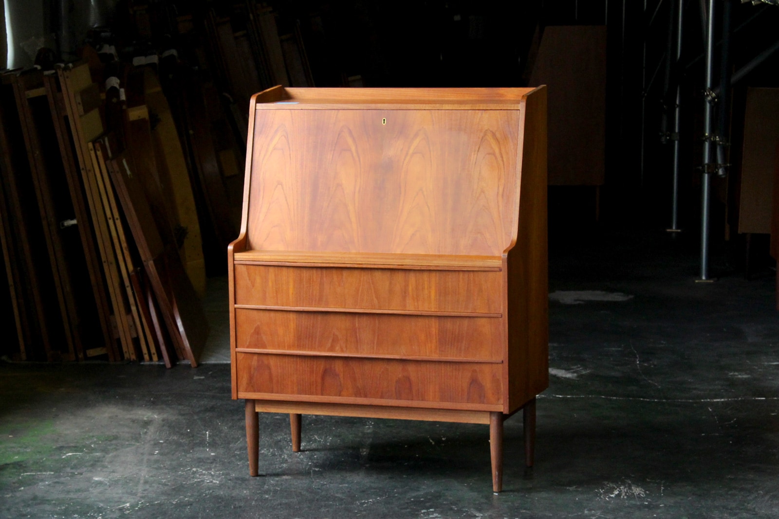 DK19-201 北欧 ミッドセンチュリー家具 ライティングビューロー