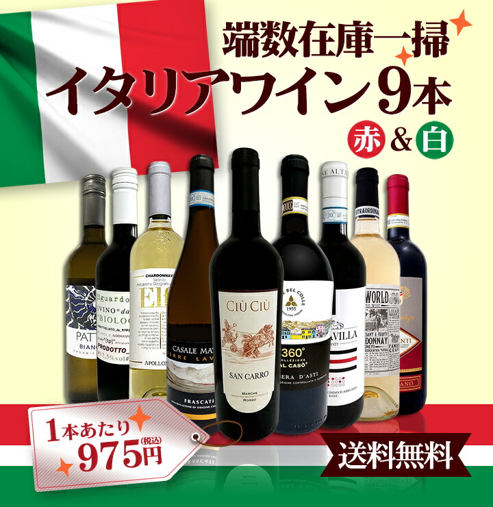 欧州 赤白 ワイン 12本セット 果実酒 フランス イタリア スペイン産