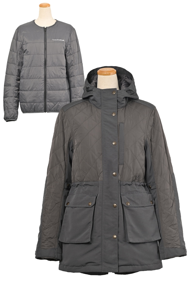 ROSSO STYLELAB(ロッソスタイルラボ)キルティングモッズコート ROJ-988