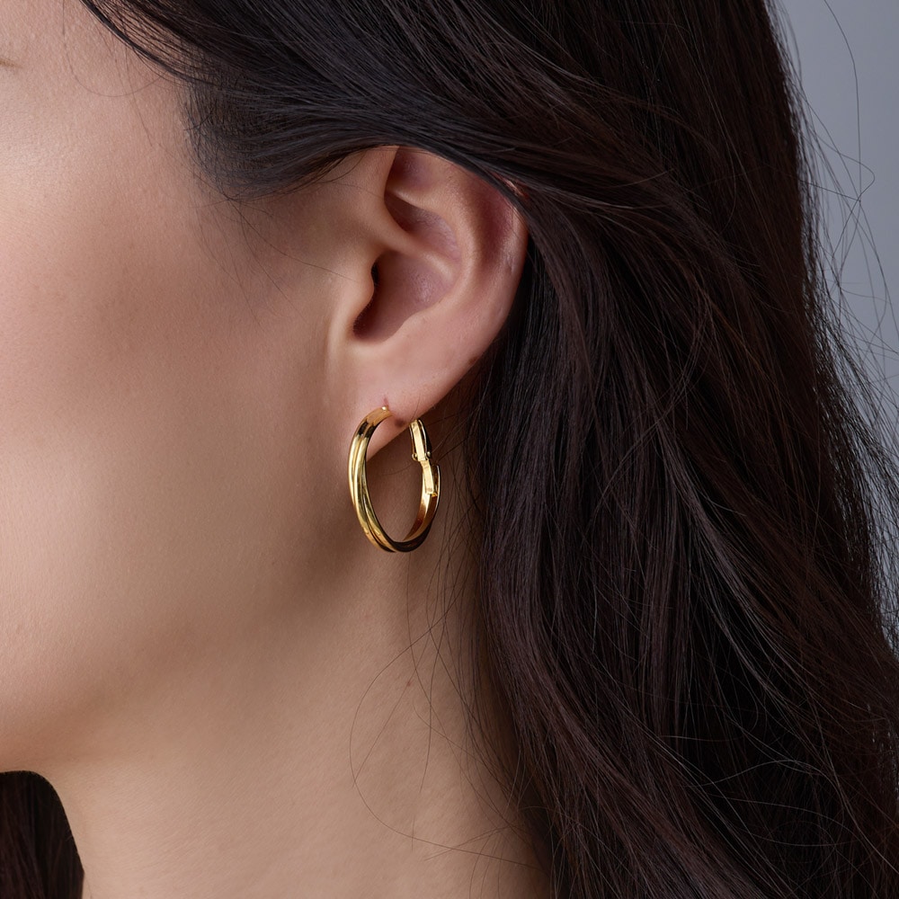 トリニティフープピアス 日本製 | ピアス | 日本製MelodyAccessory