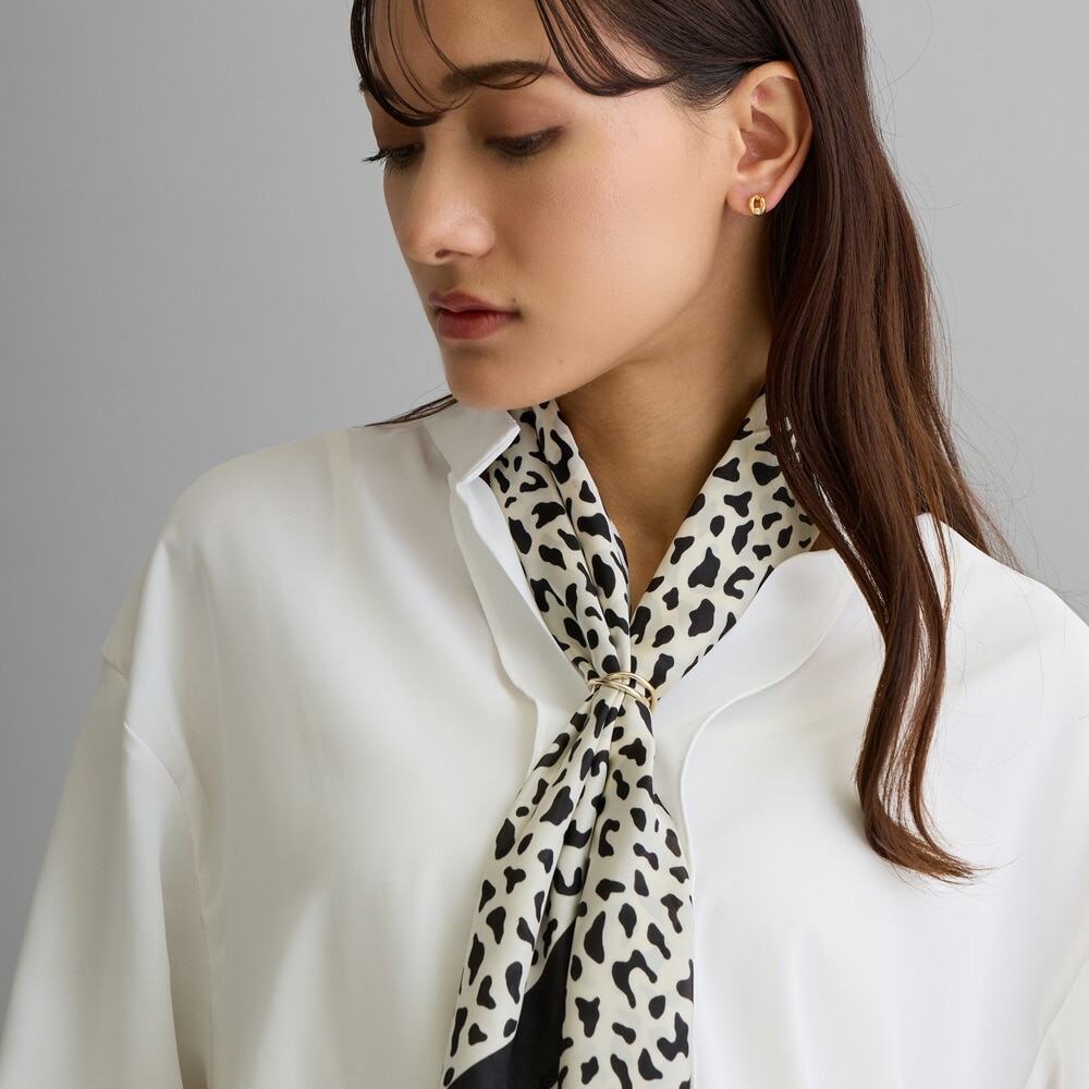 大判レオパード柄スカーフ | 服飾小物,スカーフリング | 日本製