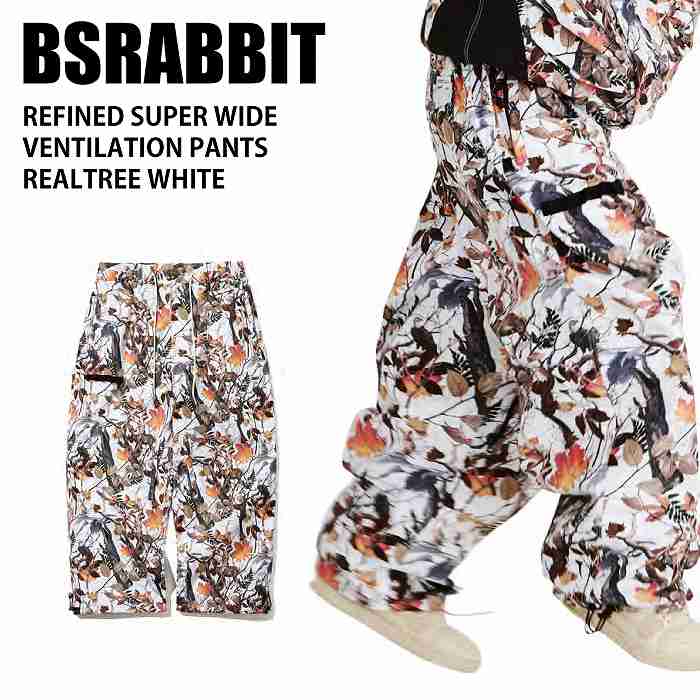BSRABBIT ビエスラビット REFINED SUPER WIDE VENTILATION PANTS