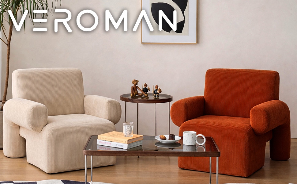 VeroMan ソファー コーデュロイ 一人用 一人掛け ソファ ゆったり 椅子