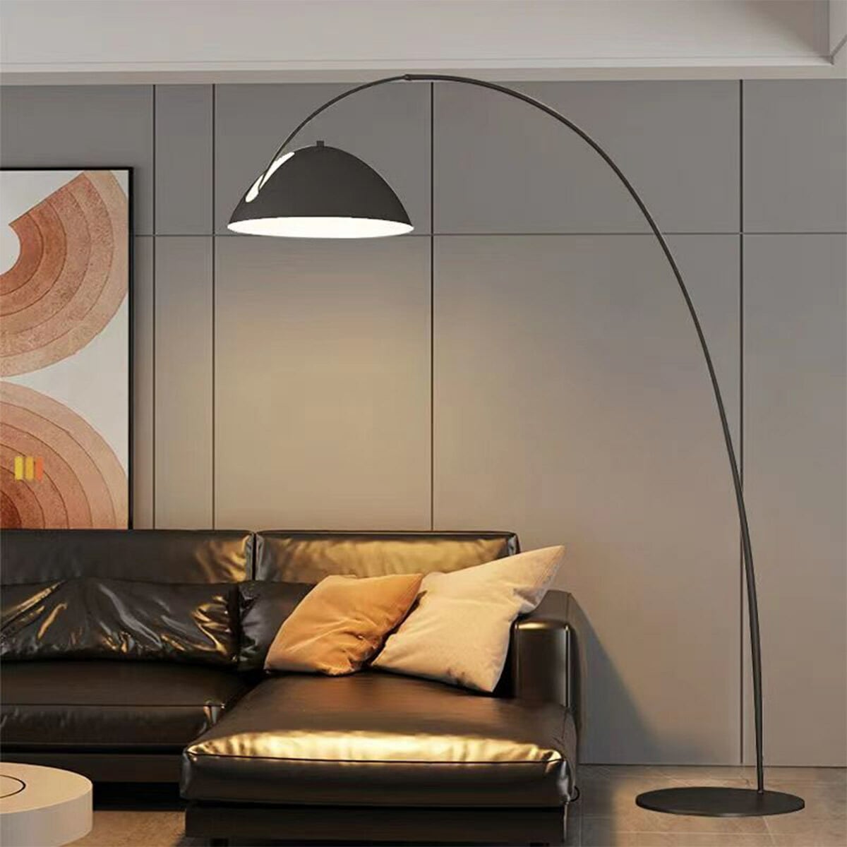 ブラック・Lサイズ] VeroMan ライト フロアライト スタンドライト