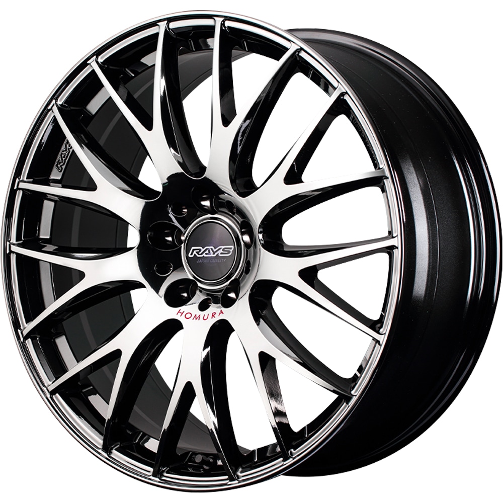 プリウス50系専用 HOMURA 2×9 Plus JET BLACK EDITION IV 18インチ