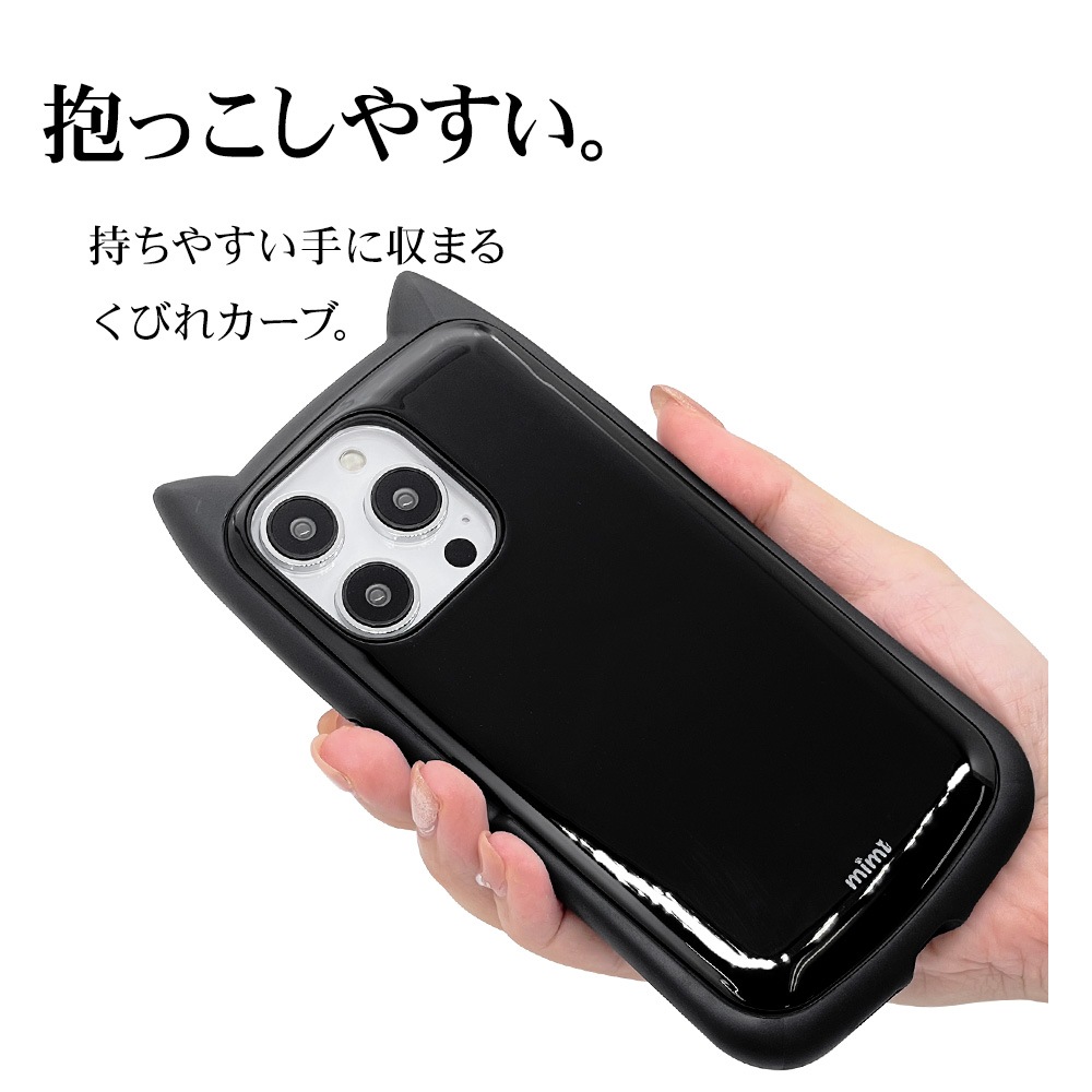 iPhone14 Pro ケース カバー ハイブリッド 猫耳 ネコミミ 猫 ネコ ねこ