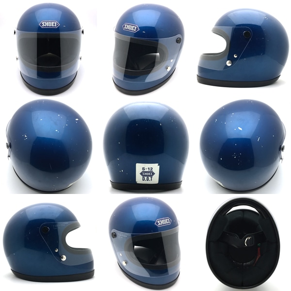 BHVシールド付 SHOEI S-12 BLUE METALLIC 58cm | SPEED ADDICT
