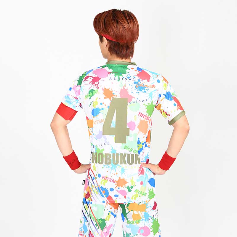 ユニフォームシャツ 背番号4番 NOBUKUN(のぶくん) / あしざるFC公式