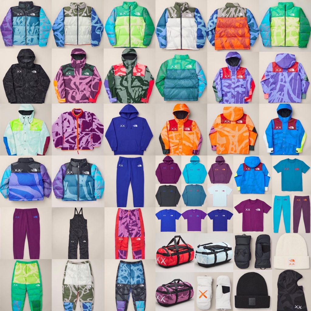 KAWS × THE NORTH FACEのコラボコレクションが1/7、2/17に海外発売予定