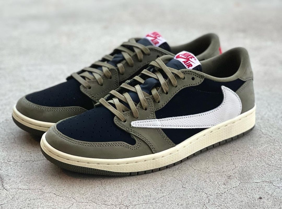 TRAVIS SCOTT × NIKE AIR JORDAN 1 LOW OG BLACK OLIVEが2024年秋頃に