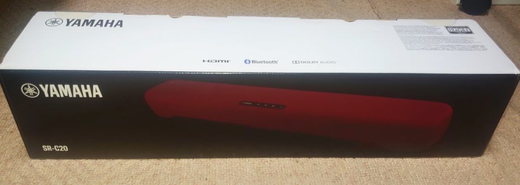 おすすめサウンドバー】ヤマハSR-C20AをPCモニターに接続して使って