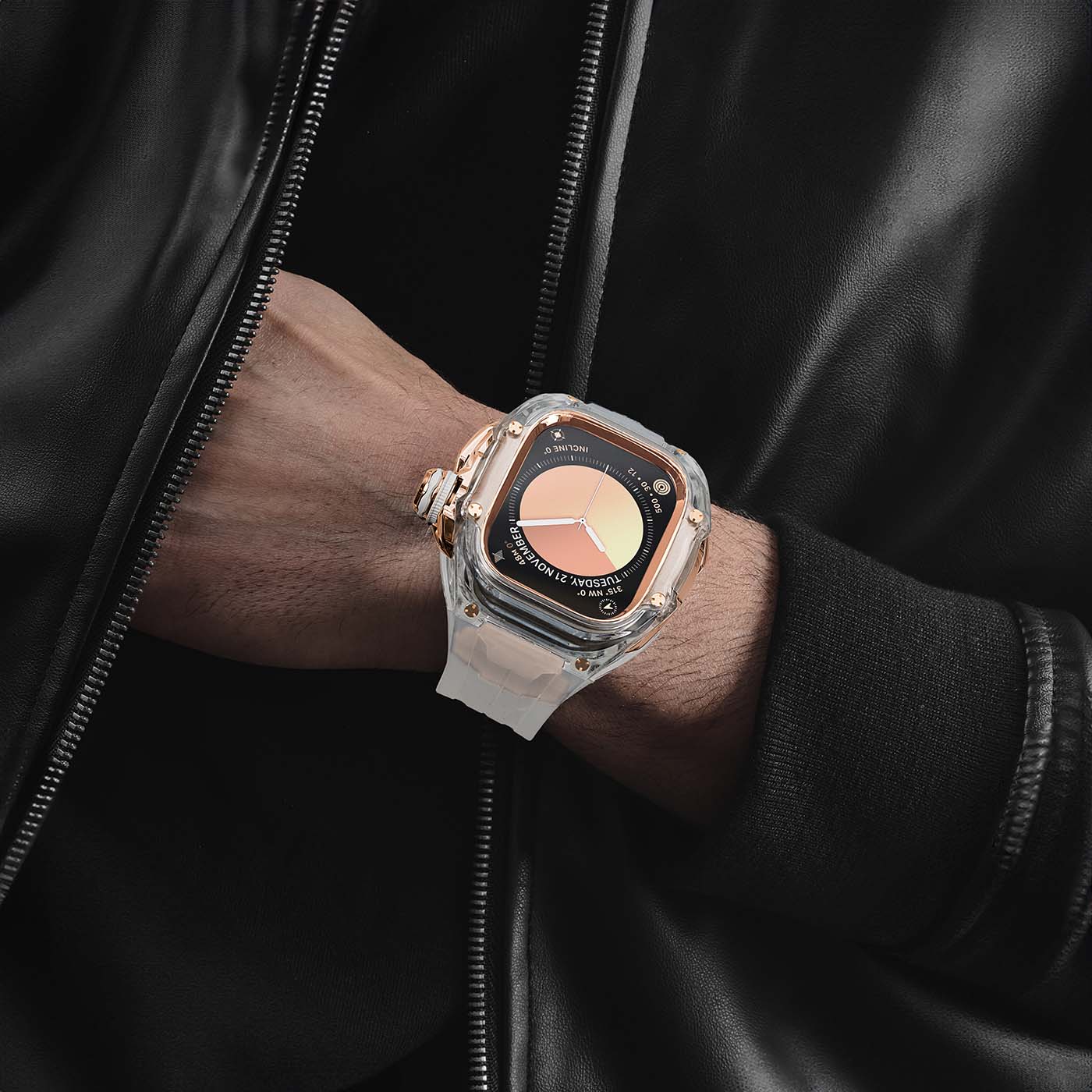 Apple Watch Case / RSTRIII49 - CRYSTAL ROSE – ゴールデンコンセプト