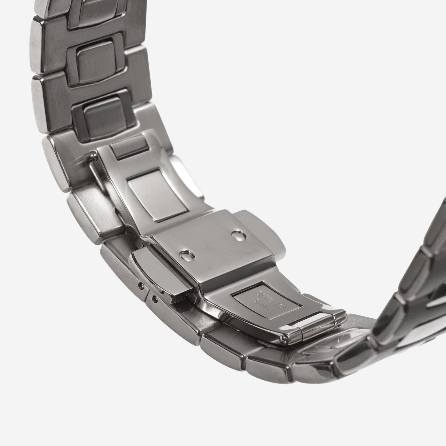 Royal Apple Watch Strap Titanium grey: Click-to-Resize | GOLDEN
