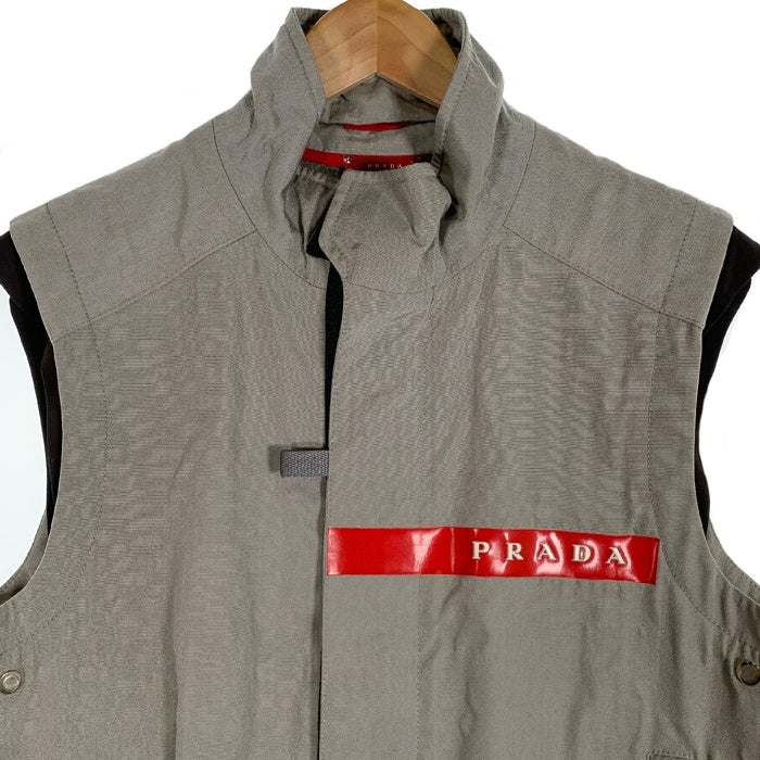 PRADA SPORT プラダスポーツ ナイロン スタンドカラー ジップアップ