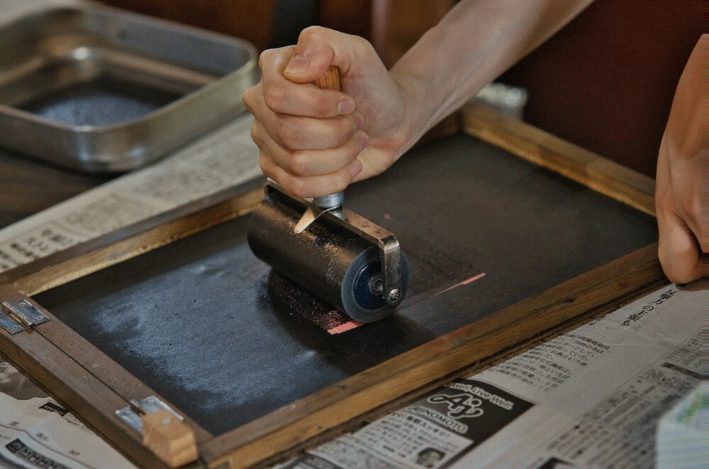 単発ガリ版体験 | 手刷り印刷屋「後藤ガリ版印刷所」|福岡県久留米市