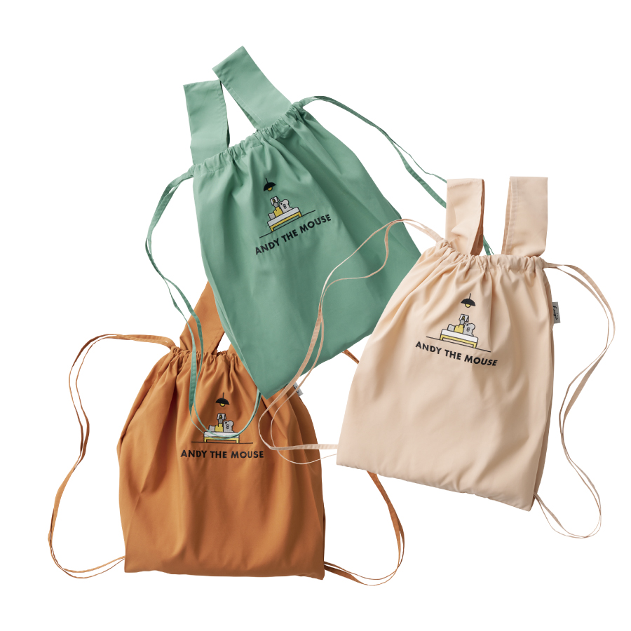 50%OFF】ねずみのANDY トラベルエコバッグ | トラベルグッズgowell