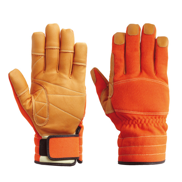 トンボレスキュー 耐切創手袋 防火手袋 消防2011ガイドライン適合 指先