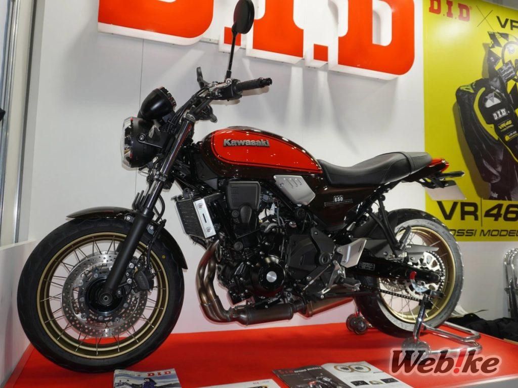 Make the Z650RS into a true RS! Tubeless spoke wheels by D.I.D