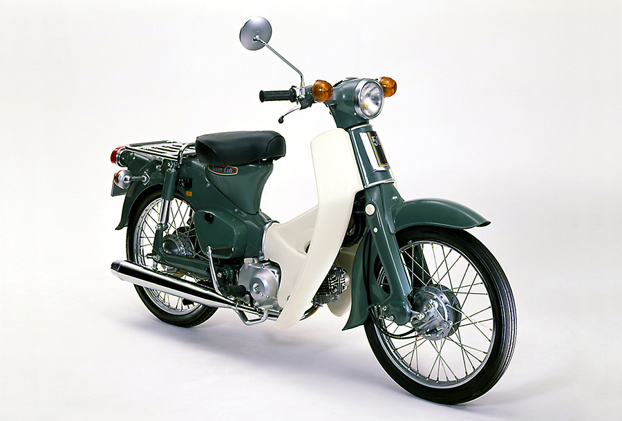 新製品(二輪車)のご案内〕 さらに静かに、力強くなったホンダスーパー