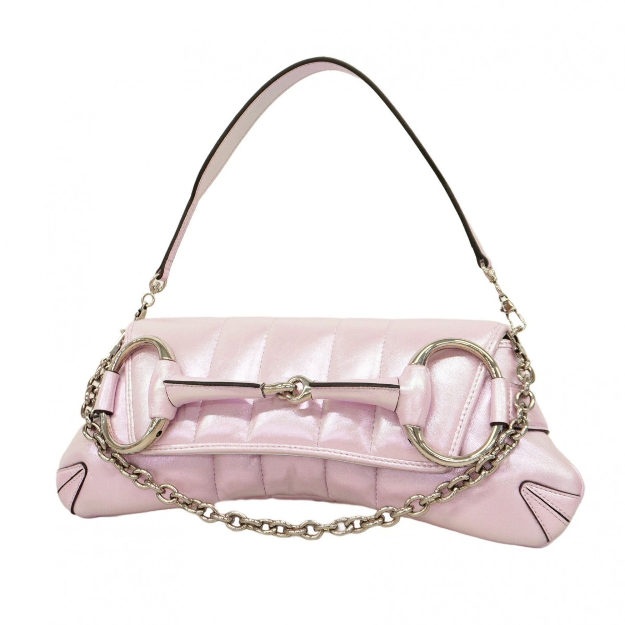 Gucci Handbag Horsebit 764255 Leather Aurora Pink Women's | eLADY