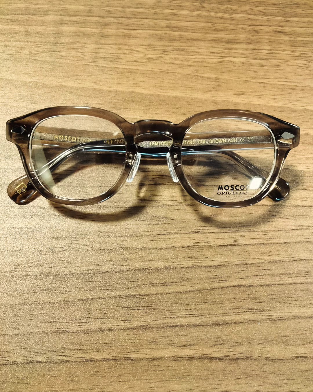 MOSCOT(モスコット) LEMTOSH (レムトッシュ) C-BROWN ASH 46サイズ NP