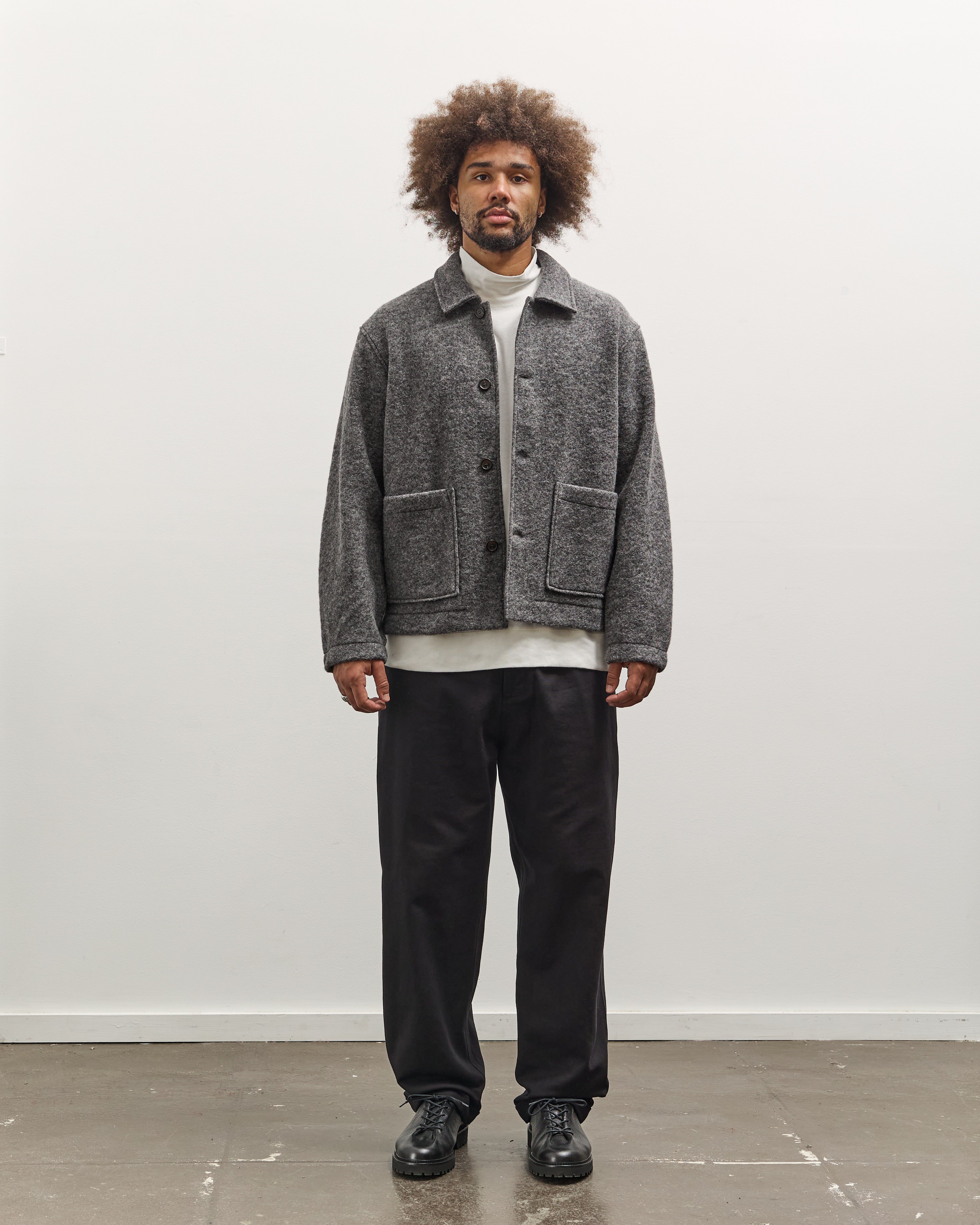 Universal Works Rams Jacket, Grey Marl – Glasswing